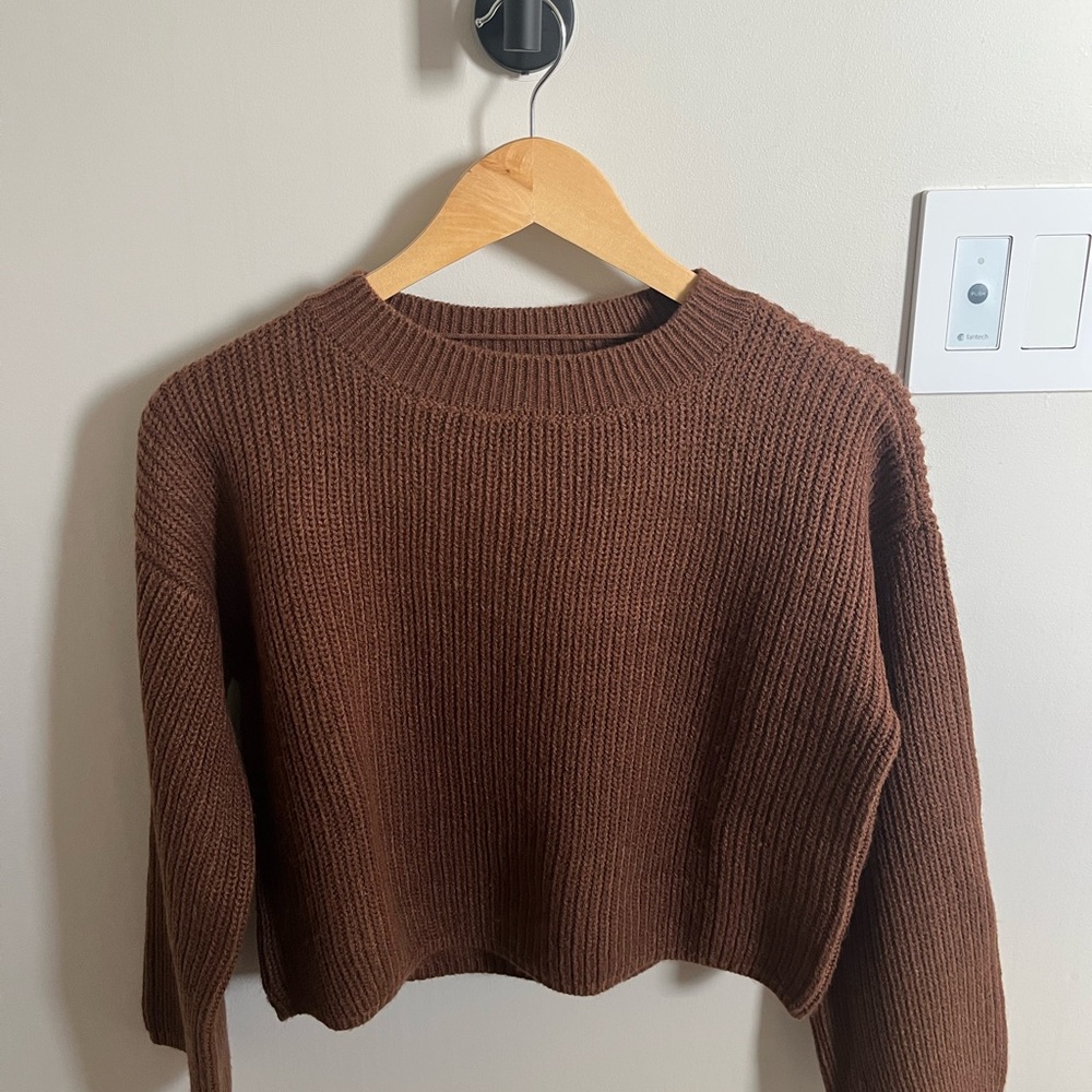 Boxy Knit Sweater